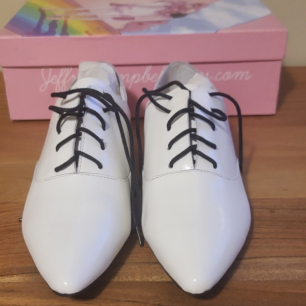 Jeffrey Campbell White Oxfords